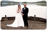 Wedding at Frances Lake